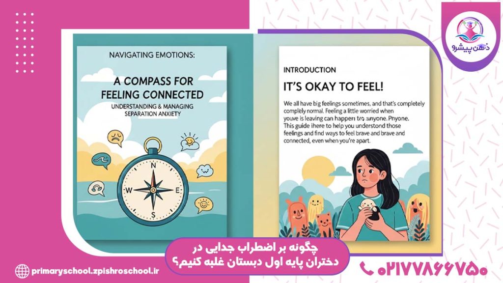 تصویر چگونه بر اضطراب جدایی در دختران پایه اول دبستان غلبه کنیم؟ راهنمای جامع والدین